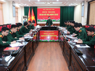 HỌC VIỆN HẬU CẦN TỔ CHỨC HỘI NGHỊ BÀN GIAO CHỨC TRÁCH, NHIỆM VỤ