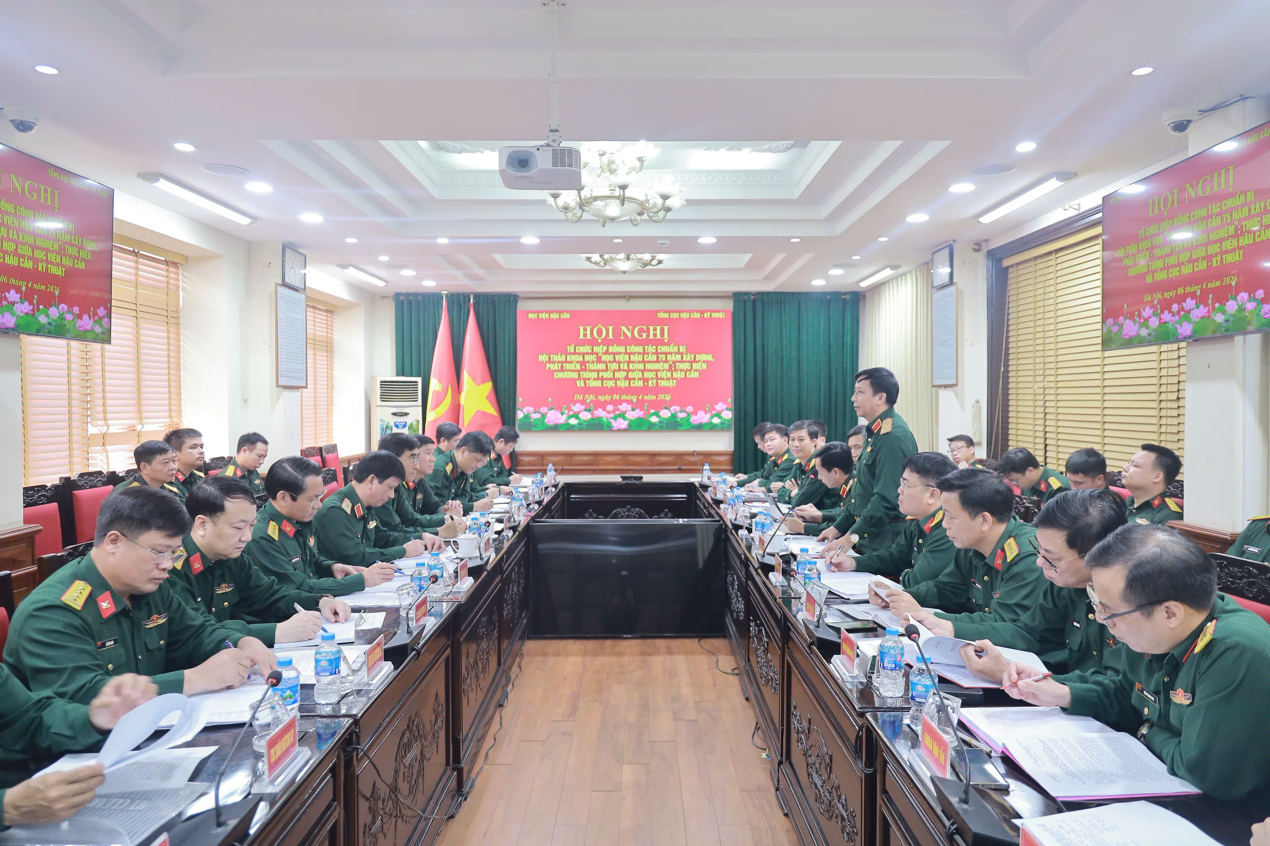 LÀM TỐT CÔNG TÁC CHUẨN BỊ HỘI THẢO KHOA HỌC "HỌC VIỆN HẬU CẦN 75 NĂM XÂY DỰNG, PHÁT TRIỂN - THÀNH TỰU VÀ KINH NGHIỆM"