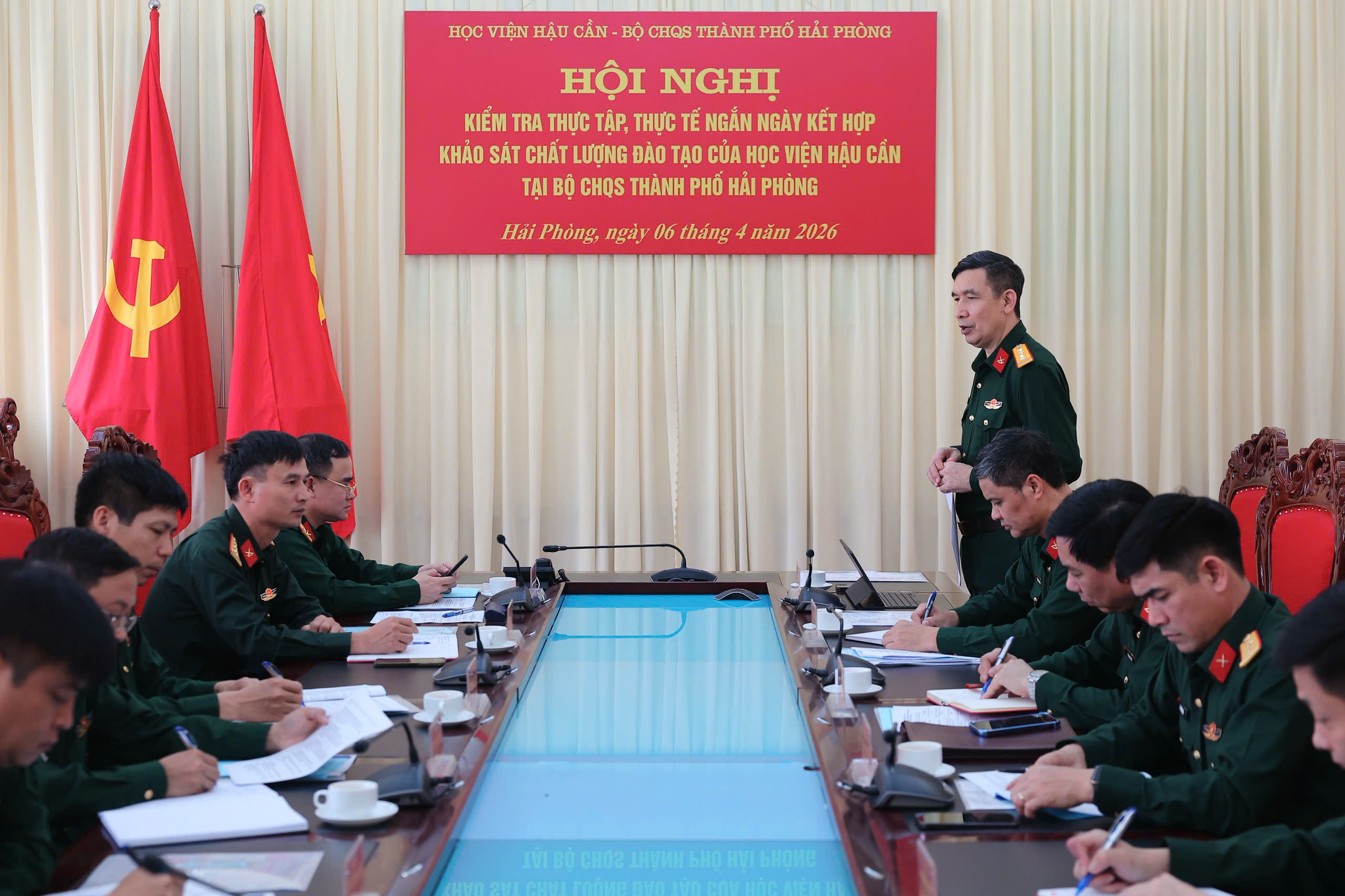 HỌC VIỆN HẬU CẦN TỔ CHỨC TỐT MÔ HÌNH CÔNG TÁC “5 TRONG 1” TẠI ĐỊA BÀN THÀNH PHỐ HẢI PHÒNG, TỈNH QUẢNG NINH