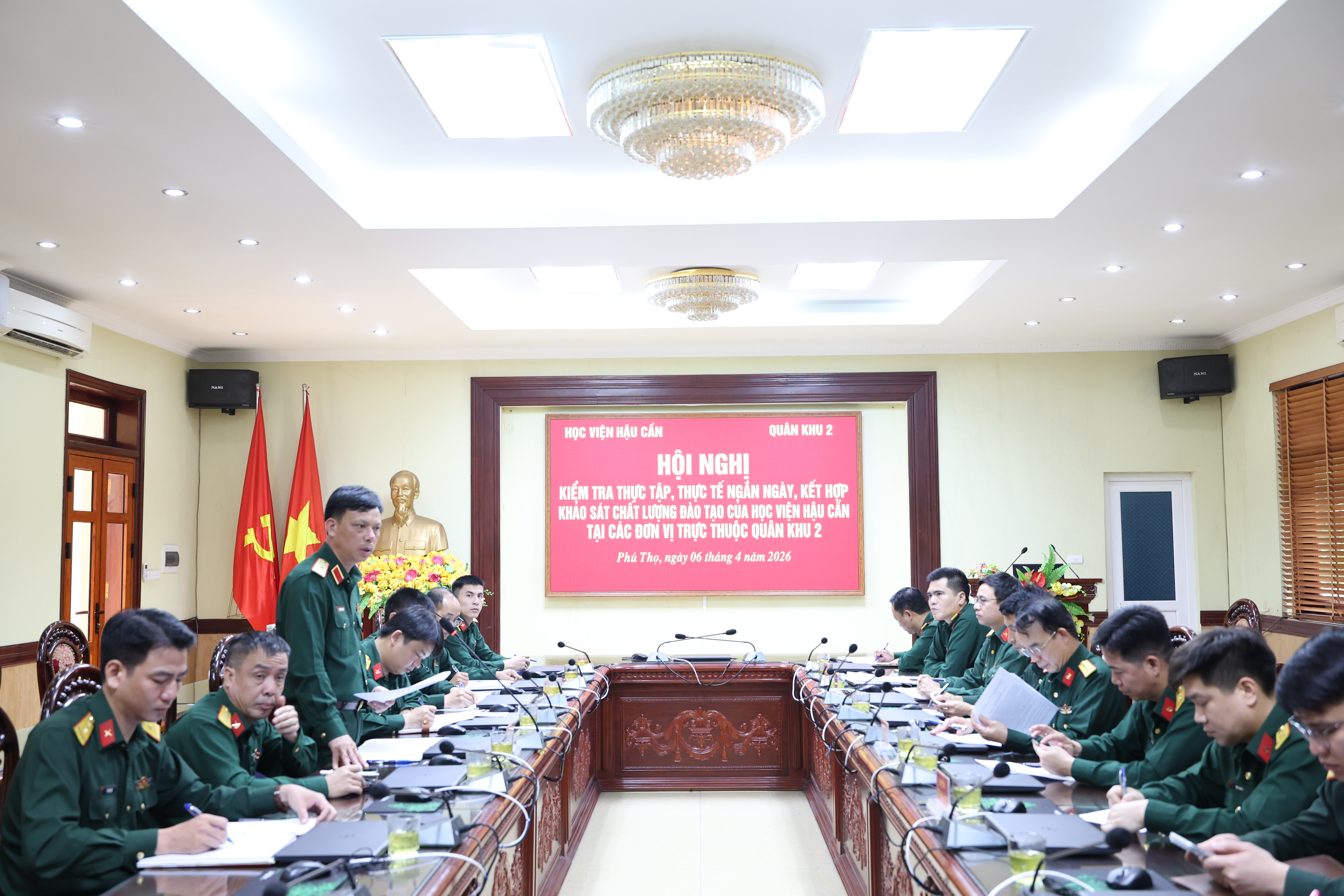 HỌC VIỆN HẬU CẦN TỔ CHỨC TỐT ĐOÀN CÔNG TÁC "5 TRONG 1" TRÊN ĐỊA BÀN TỈNH PHÚ THỌ