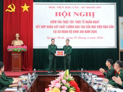 HỌC VIỆN HẬU CẦN HOÀN THÀNH TỐT HOẠT ĐỘNG KIỂM TRA THỰC TẬP, THỰC TẾ NGẮN NGÀY, KHẢO SÁT CHẤT LƯỢNG ĐÀO TẠO VÀ TUYÊN TRUYỀN TUYỂN SINH KẾT HỢP LÀM CÔNG TÁC CHÍNH SÁCH TRÊN ĐỊA BÀN TỈNH PHÚ THỌ, TỈNH QUẢNG NINH