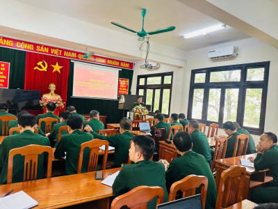 KHOA CÔNG TÁC ĐẢNG, CÔNG TÁC CHÍNH TRỊ TỔ CHỨC HỘI NGHỊ RÚT KINH NGHIỆM NHIỆM VỤ HUẤN LUYỆN; XÂY DỰNG CHÍNH QUY, QUẢN LÝ KỶ LUẬT QUÝ I NĂM 2026