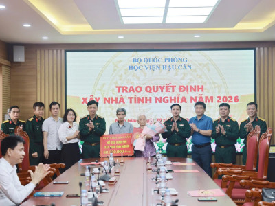 HỌC VIỆN HẬU CẦN: THẮP SÁNG ĐẠO LÝ “UỐNG NƯỚC NHỚ NGUỒN” TỪ NHỮNG VIỆC LÀM THIẾT THỰC