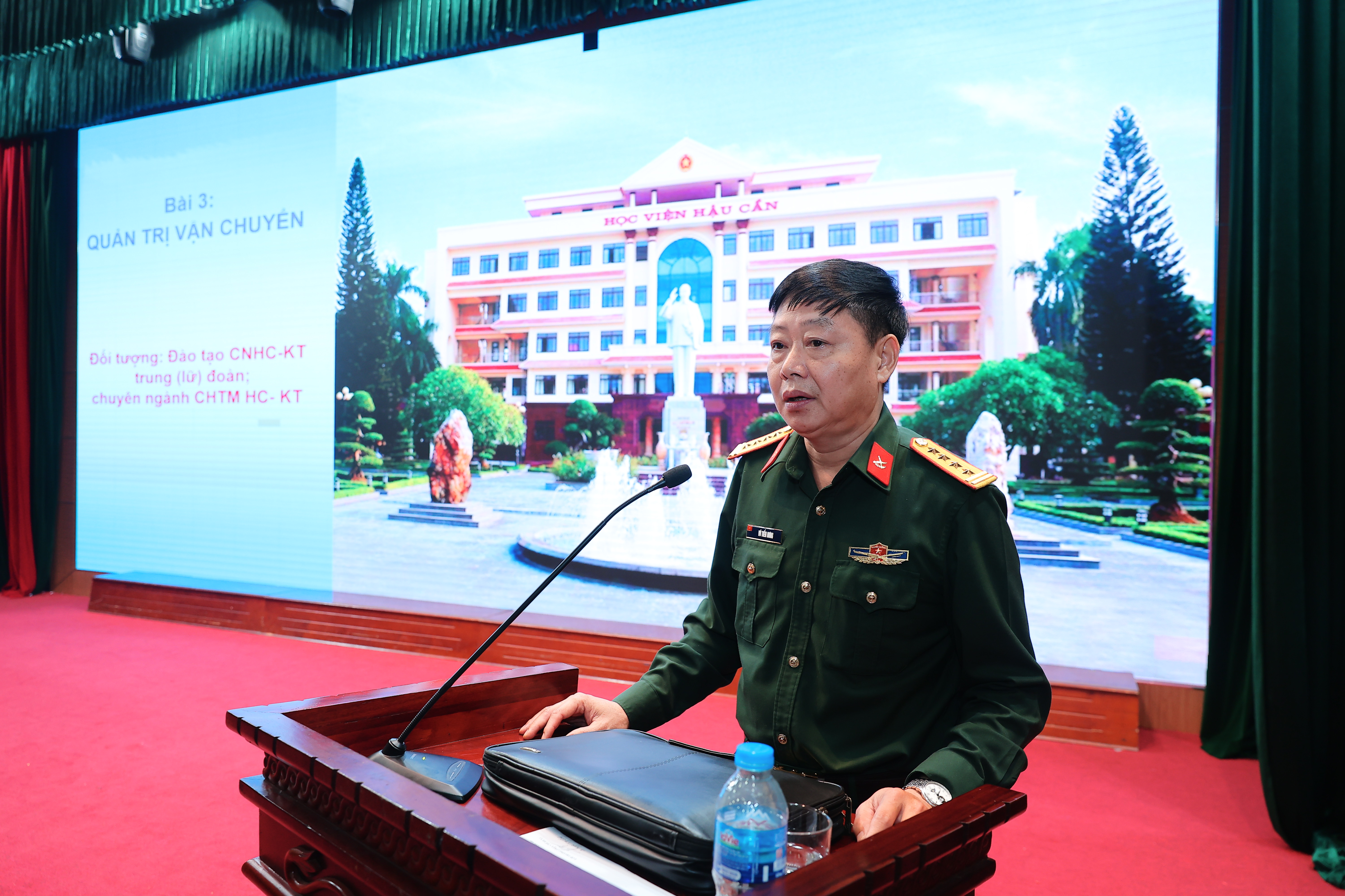 LÀM TỐT CÔNG TÁC PHỐI HỢP TRONG GIẢNG DẠY GIỮA HỌC VIỆN HẬU CẦN VỚI TỔNG CỤC HẬU CẦN KỸ THUẬT