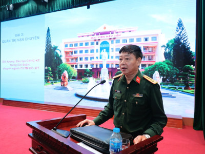 LÀM TỐT CÔNG TÁC PHỐI HỢP TRONG GIẢNG DẠY GIỮA HỌC VIỆN HẬU CẦN VỚI TỔNG CỤC HẬU CẦN KỸ THUẬT