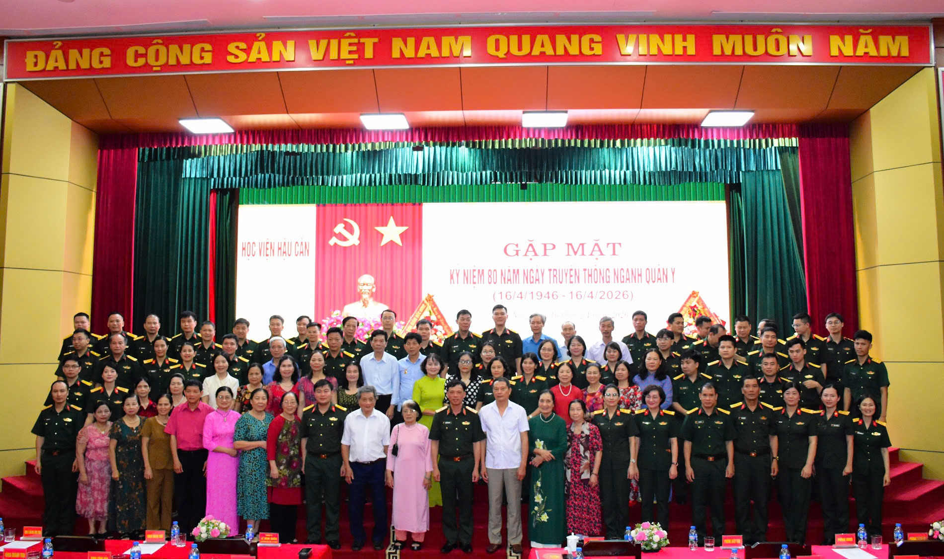 NGÀNH QUÂN Y HỌC VIỆN HẬU CẦN VỮNG CHUYÊN MÔN, CHĂM SÓC TỐT SỨC KHỎE BỘ ĐỘI VÀ NHÂN DÂN