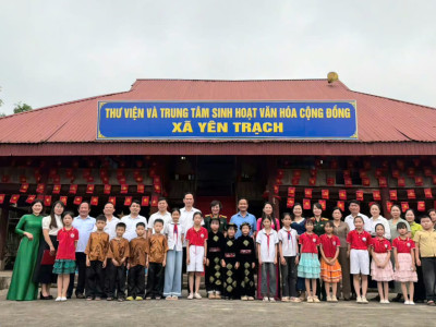 HỌC VIỆN HẬU CẦN CHUNG TAY XÂY DỰNG THƯ VIỆN VÀ TRUNG TÂM SINH HOẠT VĂN HÓA CỘNG ĐỒNG, TRUNG TÂM CHĂM SÓC SỨC KHỎE CỘNG ĐỒNG VÀ CHĂM SÓC SỨC KHỎE NGƯỜI CAO TUỔI XÃ YÊN TRẠCH NHÂN DỊP KỶ NIỆM NGÀY SÁCH VÀ VĂN HÓA ĐỌC VIỆT NAM NĂM 2026
