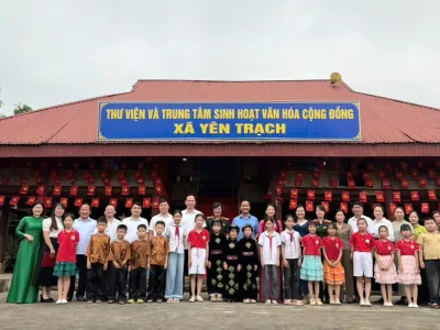 HỌC VIỆN HẬU CẦN CHUNG TAY XÂY DỰNG THƯ VIỆN VÀ TRUNG TÂM SINH HOẠT VĂN HÓA CỘNG ĐỒNG, TRUNG TÂM CHĂM SÓC SỨC KHỎE CỘNG ĐỒNG VÀ CHĂM SÓC SỨC KHỎE NGƯỜI CAO TUỔI XÃ YÊN TRẠCH NHÂN DỊP KỶ NIỆM NGÀY SÁCH VÀ VĂN HÓA ĐỌC VIỆT NAM NĂM 2026