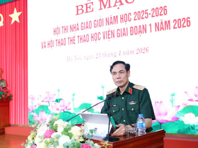 HỌC VIỆN HẬU CẦN BẾ MẠC HỘI THI NHÀ GIÁO GIỎI VÀ HỘI THAO THỂ THAO HỌC VIỆN GIAI ĐOẠN 1