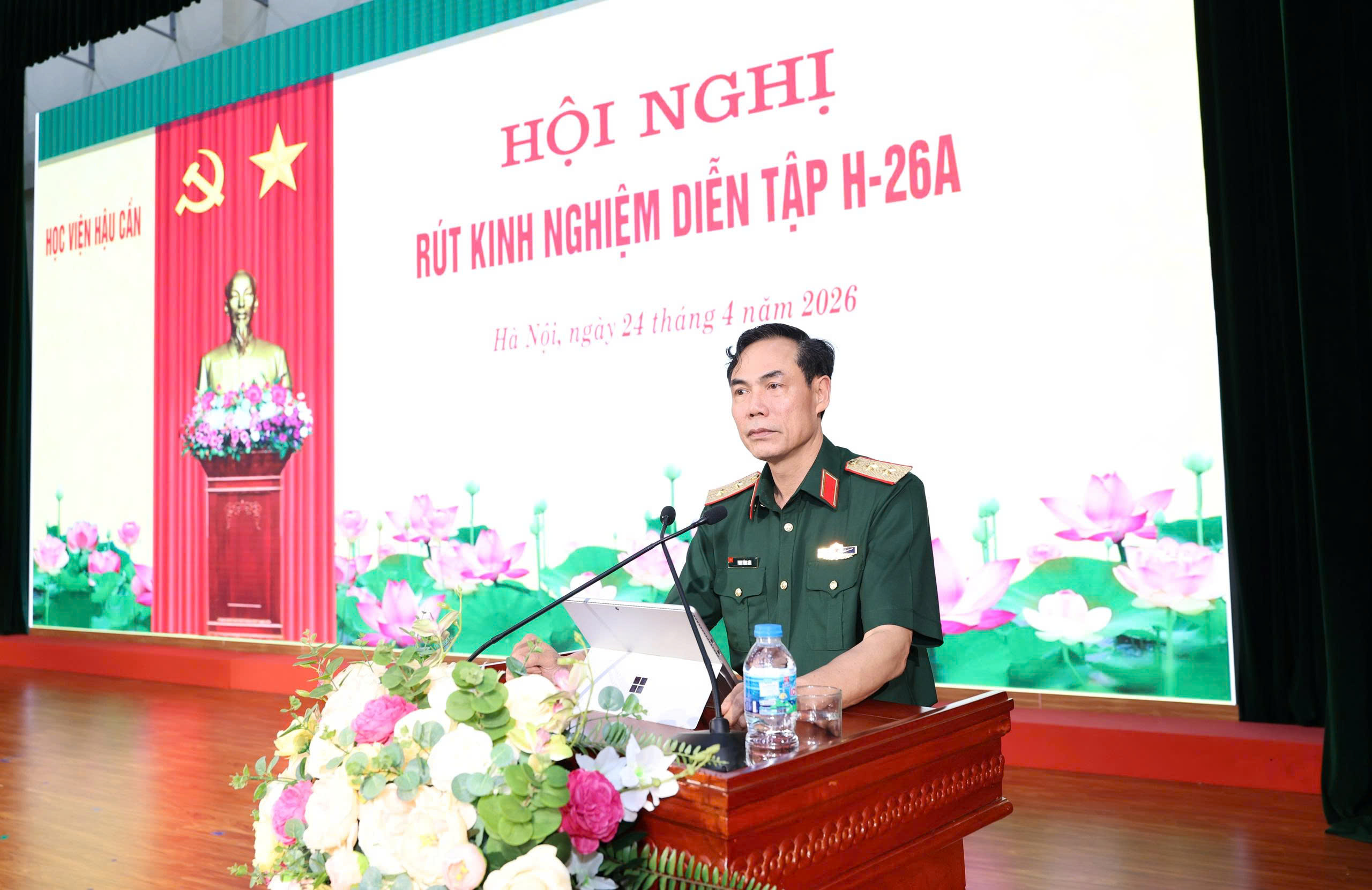 HỌC VIỆN HẬU CẦN TỔ CHỨC RÚT KINH NGHIỆM DIỄN TẬP H-26A