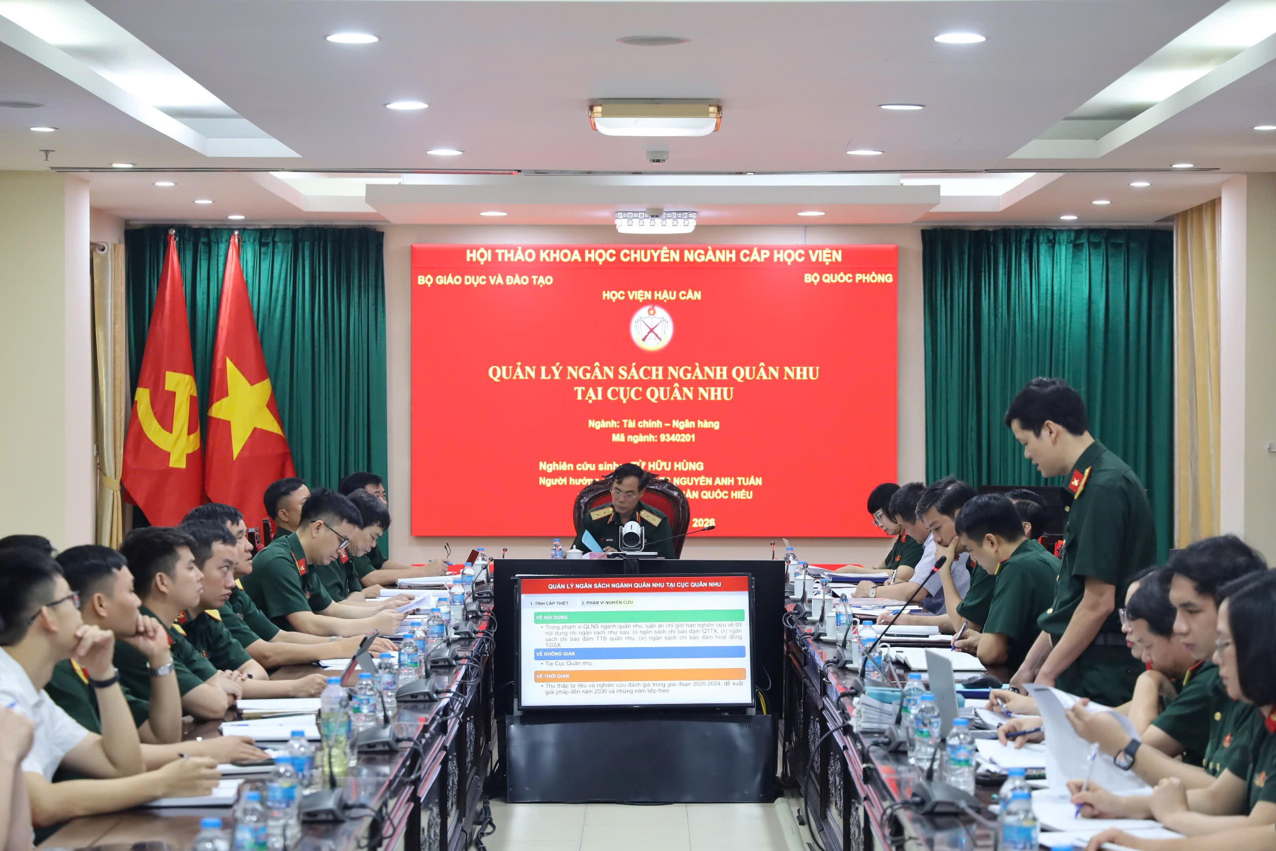 HỌC VIỆN HẬU CẦN NÂNG CAO CHẤT LƯỢNG NGHIÊN CỨU, HOÀN THIỆN QUẢN LÝ NGÂN SÁCH NGÀNH QUÂN NHU, ĐÁP ỨNG YÊU CẦU NHIỆM VỤ TRONG TÌNH HÌNH MỚI