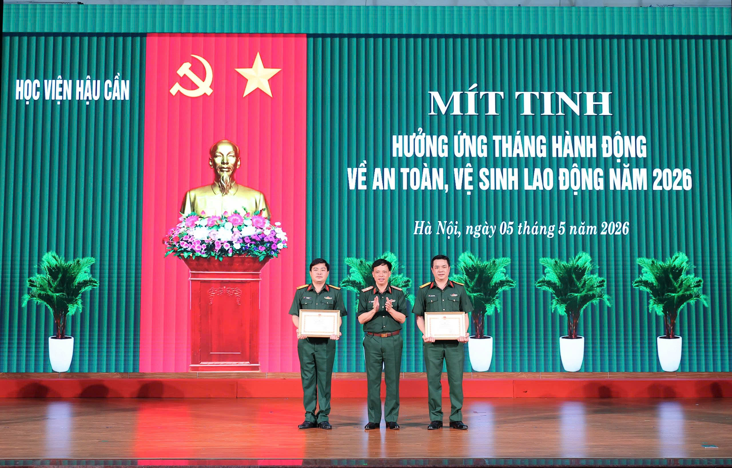 HỌC VIỆN HẬU CẦN HƯỞNG ỨNG THÁNG HÀNH ĐỘNG VỀ AN TOÀN, VỆ SINH LAO ĐỘNG NĂM 2026