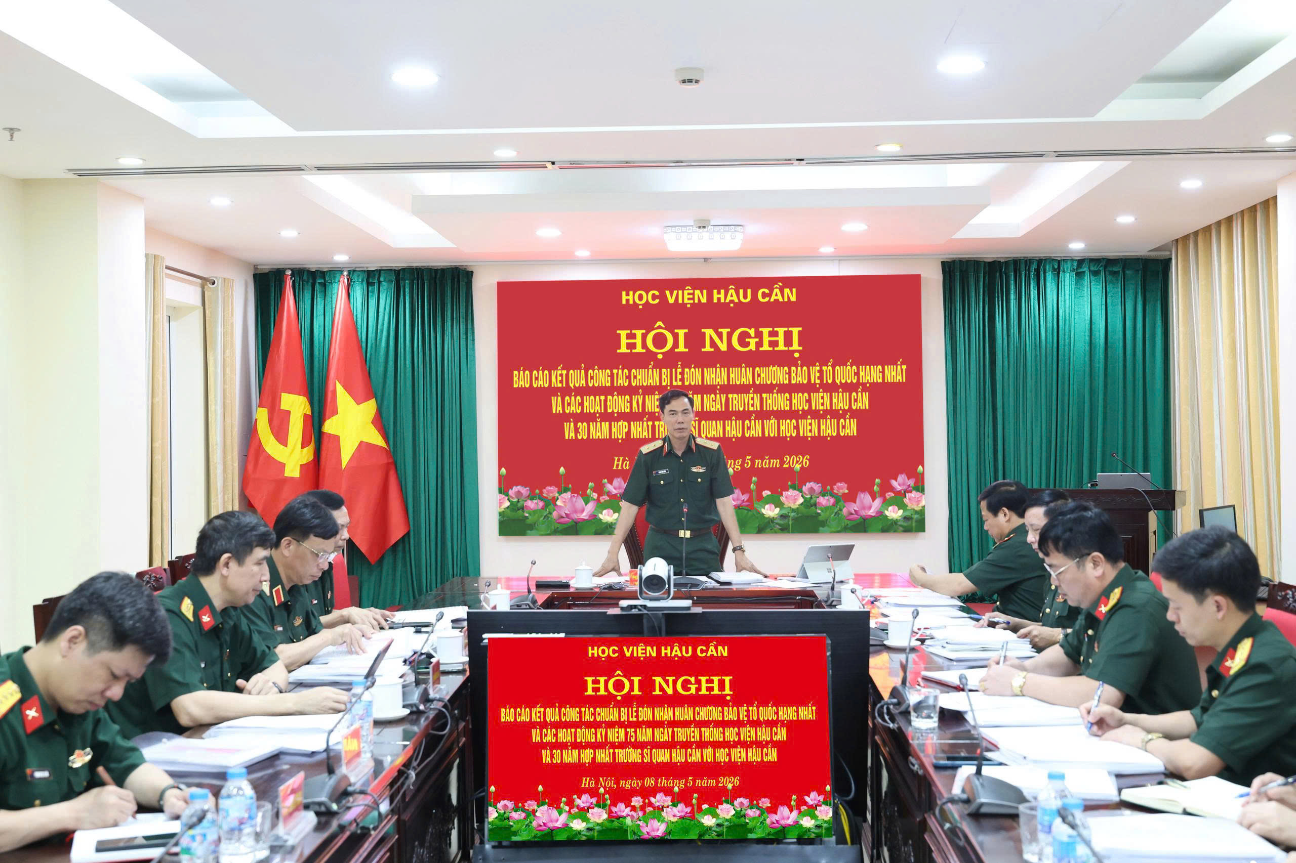 TIẾP NỐI TRUYỀN THỐNG VẺ VANG, QUYẾT TÂM TỔ CHỨC THÀNH CÔNG CÁC HOẠT ĐỘNG KỶ NIỆM 75 NĂM TRUYỀN THỐNG HỌC VIỆN HẬU CẦN