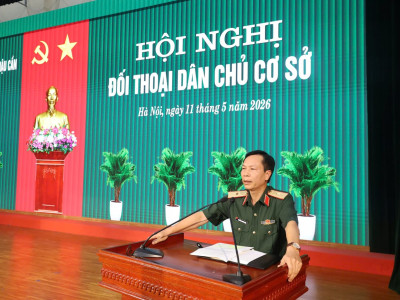 HỌC VIỆN HẬU CẦN ĐỐI THOẠI DÂN CHỦ VỚI CÁN BỘ, GIẢNG VIÊN, NHÂN VIÊN CÁC KHOA GIÁO VIÊN