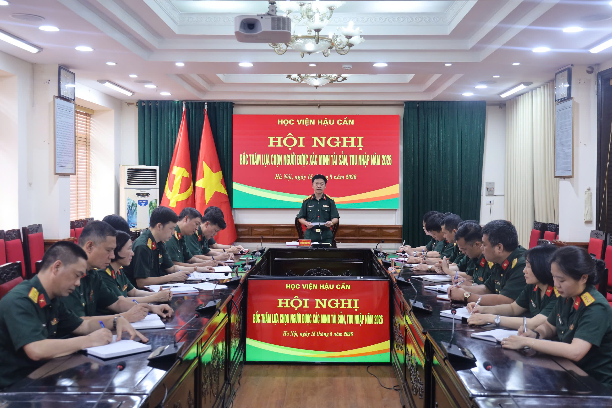 CÔNG KHAI, MINH BẠCH TRONG XÁC MINH TÀI SẢN, THU NHẬP TẠI HỌC VIỆN HẬU CẦN