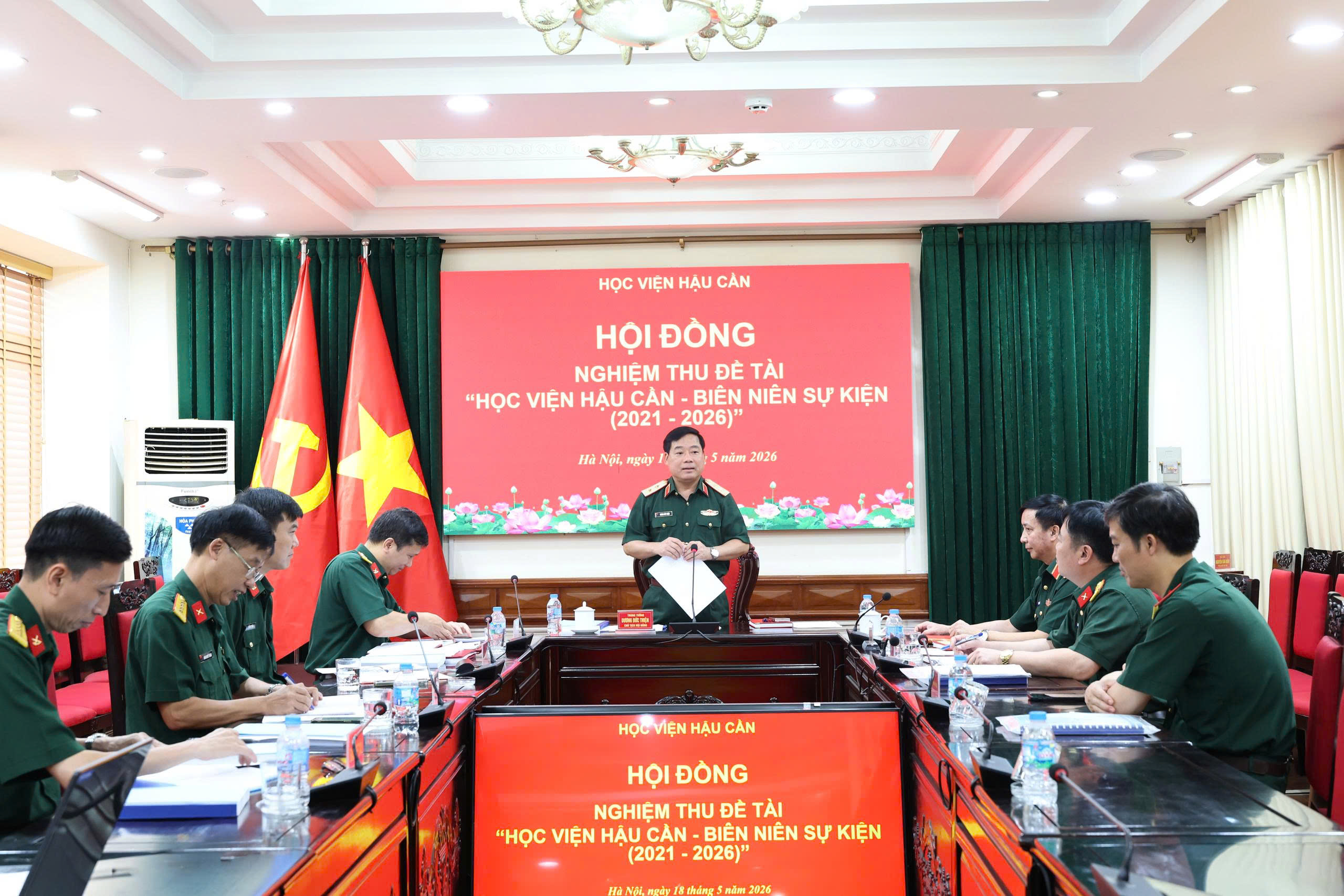 HỌC VIỆN HẬU CẦN NGHIỆM THU ĐỀ TÀI "BIÊN NIÊN SỰ KIỆN (2021 – 2026)" ĐẠT LOẠI XUẤT SẮC