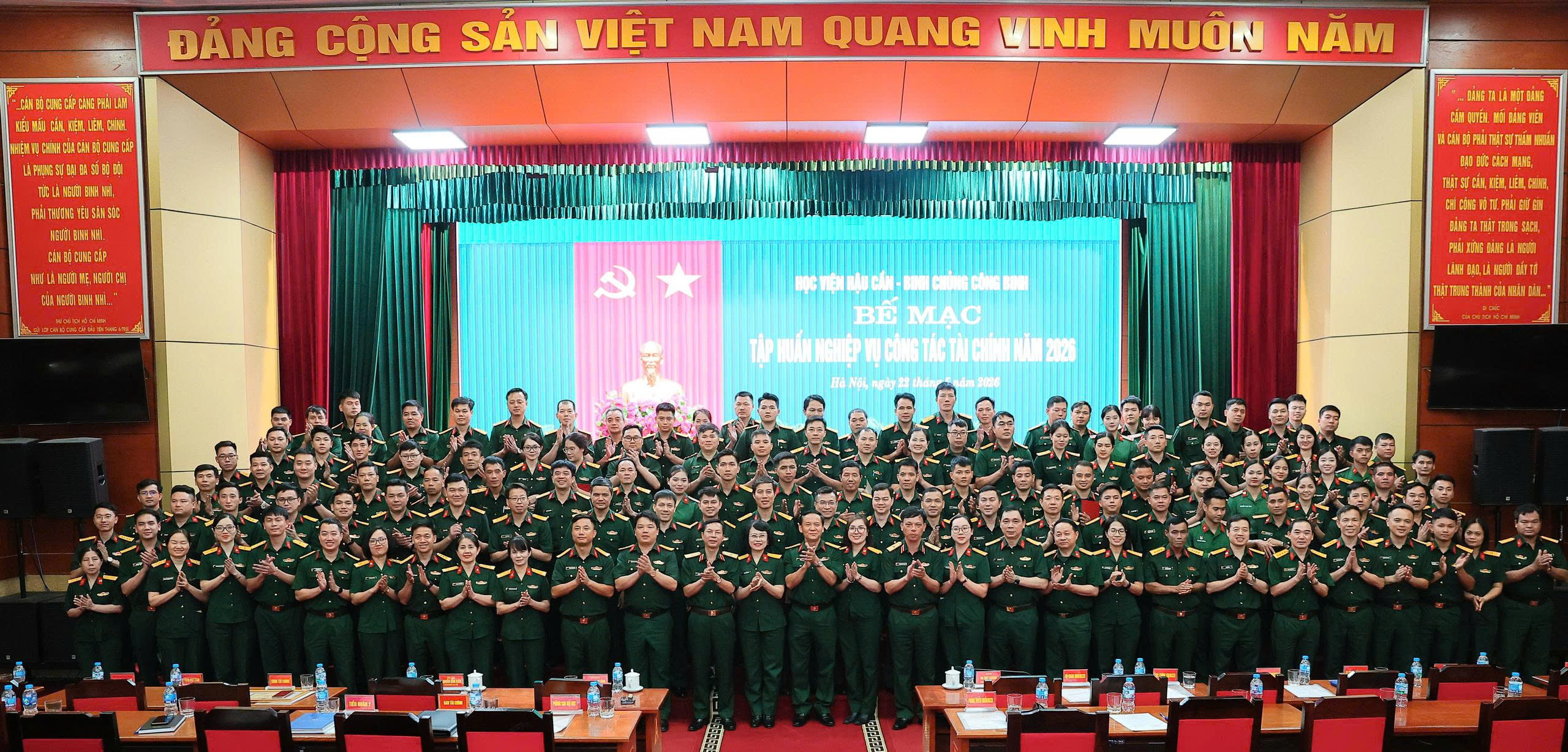 HỌC VIỆN HẬU CẦN PHỐI HỢP CÙNG BINH CHỦNG CÔNG BINH, TỔ CHỨC THÀNH CÔNG TẬP HUẤN CÔNG TÁC TÀI CHÍNH NĂM 2026
