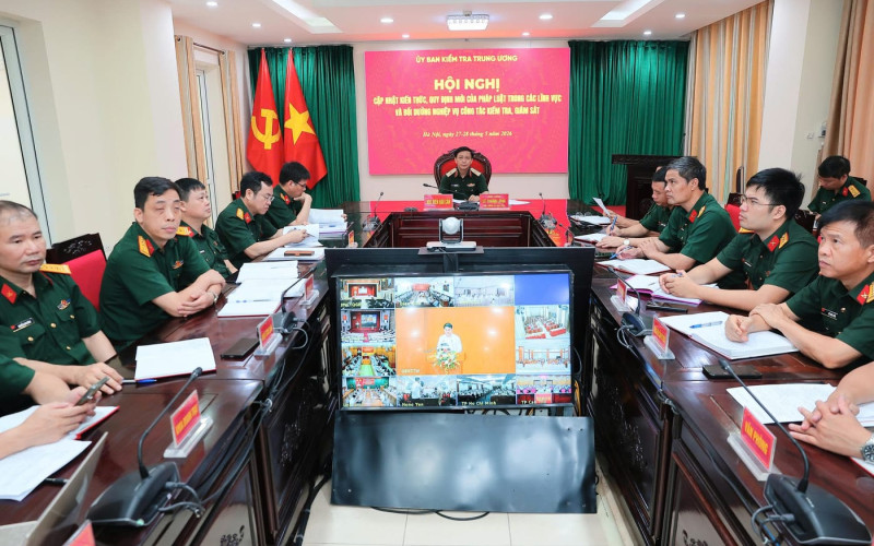 KHAI MẠC HỘI NGHỊ TRỰC TUYẾN TOÀN QUỐC CẬP NHẬT KIẾN THỨC VÀ BỒI DƯỠNG NGHIỆP VỤ CÔNG TÁC KIỂM TRA, GIÁM SÁT