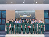 THỦ TRƯỞNG HỌC VIỆN NGHIỆM THU, BÀN GIAO ĐƯA VÀO SỬ DỤNG CÁC DỰ ÁN: ĐẦU TƯ XÂY DỰNG NHÀ ĐA NĂNG KHU VỰC 1/HỌC VIỆN HẬU CẦN