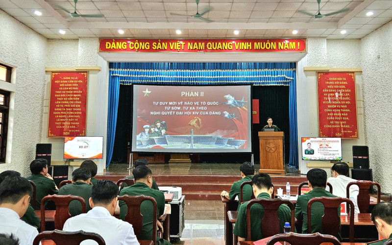 HỌC VIỆN HẬU CẦN HOÀN THÀNH XUẤT SẮC PHẦN THI THUYẾT TRÌNH TẠI HỘI THI BÁO CÁO VIÊN GIỎI CẤP TOÀN QUÂN NĂM 2026