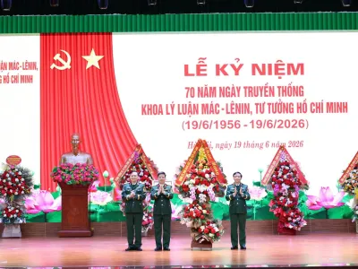 TỰ HÀO CHẶNG ĐƯỜNG 70 NĂM TRUYỀN THỐNG CỦA KHOA LÝ LUẬN MÁC - LÊNIN, TƯ TƯỞNG HỒ CHÍ MINH, HỌC VIỆN HẬU CẦN