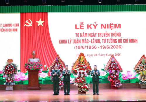 TỰ HÀO CHẶNG ĐƯỜNG 70 NĂM TRUYỀN THỐNG CỦA KHOA LÝ LUẬN MÁC - LÊNIN, TƯ TƯỞNG HỒ CHÍ MINH, HỌC VIỆN HẬU CẦN