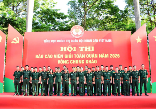 HỌC VIỆN HẬU CẦN THAM GIA VÒNG CHUNG KHẢO HỘI THI BÁO CÁO VIÊN GIỎI TOÀN QUÂN NĂM 2026