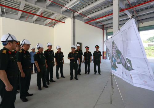 ĐOÀN GIÁM SÁT ĐÁNH GIÁ ĐẦU TƯ BỘ QUỐC PHÒNG ĐÁNH GIÁ TỔNG THỂ ĐẦU TƯ NĂM 2026 ĐỐI VỚI HỌC VIỆN HẬU CẦN