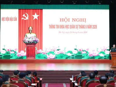 HỘI NGHỊ PHỔ BIẾN THÔNG TIN KHOA HỌC QUÂN SỰ THÁNG 6 NĂM 2026