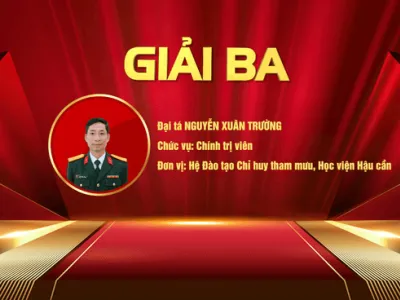 HỌC VIỆN HẬU CẦN ĐẠT GIẢI BA TẠI HỘI THI BÁO CÁO VIÊN GIỎI TOÀN QUÂN NĂM 2026