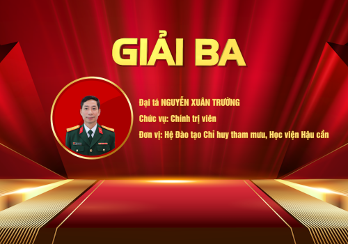HỌC VIỆN HẬU CẦN ĐẠT GIẢI BA TẠI HỘI THI BÁO CÁO VIÊN GIỎI TOÀN QUÂN NĂM 2026