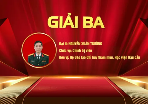 HỌC VIỆN HẬU CẦN ĐẠT GIẢI BA TẠI HỘI THI BÁO CÁO VIÊN GIỎI TOÀN QUÂN NĂM 2026