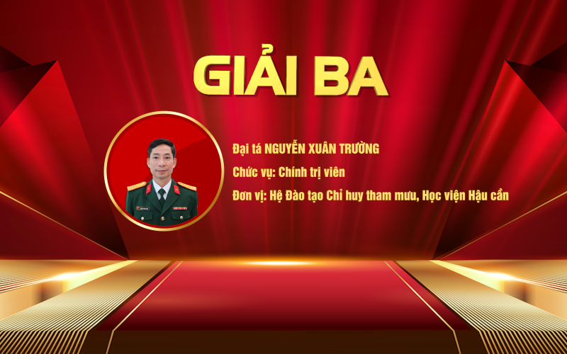 HỌC VIỆN HẬU CẦN ĐẠT GIẢI BA TẠI HỘI THI BÁO CÁO VIÊN GIỎI TOÀN QUÂN NĂM 2026