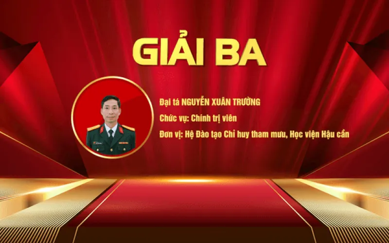 HỌC VIỆN HẬU CẦN ĐẠT GIẢI BA TẠI HỘI THI BÁO CÁO VIÊN GIỎI TOÀN QUÂN NĂM 2026