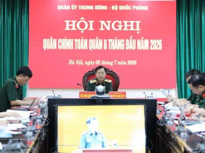HỌC VIỆN HẬU CẦN DỰ HỘI NGHỊ QUÂN CHÍNH TOÀN QUÂN 6 THÁNG ĐẦU NĂM 2026