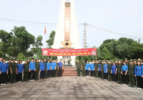 TUỔI TRẺ HỌC VIỆN HẬU CẦN TRI ÂN CÁC ANH HÙNG LIỆT SĨ