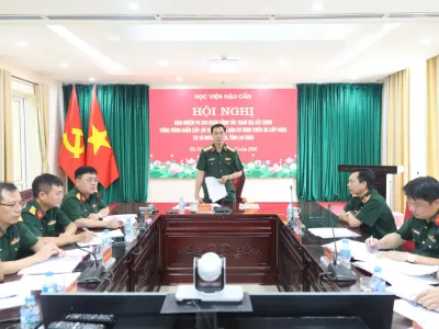 HỌC VIỆN HẬU CẦN GIAO NHIỆM VỤ ĐOÀN CÔNG TÁC THAM GIA XÂY DỰNG CÔNG TRÌNH KHẨN CẤP TẠI LAI CHÂU